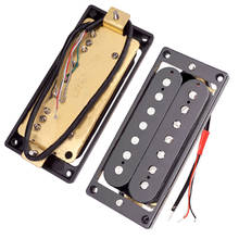 Pastilla de guitarra Humbucker de 7 cuerdas, pastillas de doble bobina, conjunto de cuello y puente 2024 - compra barato