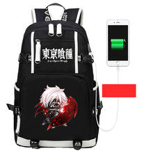 Anime Tokyo Ghoul Backpack Teenager Girls Boys School Bag Multifunction USB Charging Bag Men Travel Laptop Bags Backpack Mochila 2024 - buy cheap