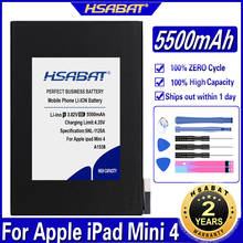 HSABAT A1538 A1546 A1550 5500mAh Battery for iPad Mini 4 Mini4 A1538 A1546 A1550 Batteries 2024 - buy cheap