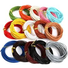 5meter/lot 1mm 16 Colors Genuine Cow Leather Round Thread Cord DIY Bracelet Findings Rope String For Jewelry Making 2024 - buy cheap