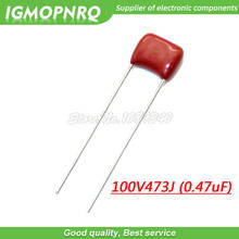 Capacitor de filme de polipropileno 0.047 v/100 cbb, capacitor 100v473j 473 uf 47nf pitch 5mm 2024 - compre barato