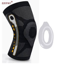 New Men Compression Knee Support Sleeve Protector Elastic Knee pads Brace Springs gym Sports Running Women Breathable knee pads 2024 - buy cheap