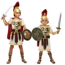 Halloween Easter Party Kids Children Ancient Roman Greece Greek Warrior Soldier Gladiator Costume Costumes for Boy Boys 2024 - buy cheap