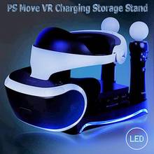 Soporte 4 en 1 de segunda generación para PS Move VR, almacenamiento de carga para PSVR, soporte de auriculares para PS VR Move Showcase r30 2024 - compra barato