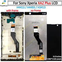 ЖК-дисплей с сенсорным экраном и дигитайзером в сборе для SONY xa2 plus H4413 H4493 H3413, запасные части для sony xa2 plus lcd 2024 - купить недорого