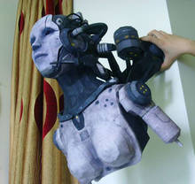 3D бумажная модель звезда терран женщина адъютантная модель ручной работы сделай сам готовый размер 54 см высокие бумажные игрушки 2024 - купить недорого