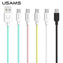 USMAS Micro USB кабель 2A Быстрая зарядка данных Android Мобильный кабель для Xiaomi Redmi Note Huawei Microusb зарядное устройство Micro USB шнур 2024 - купить недорого