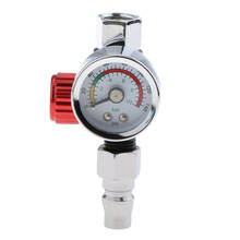 Universal Truck G1/4 Metal Paint Spray Gun Air Regulator Gauge 0-10BAR 2024 - buy cheap