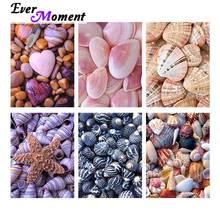 Ever Moment Diamond Painting 5D DIY Diamond Embroidery Shell Colorful Handicraft Home Decoration Wall Art Rhinestone ASF2163 2024 - buy cheap