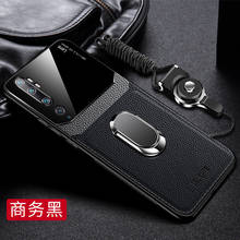 For Xiaomi Mi Note 10 Lite Case Luxury Leather+hard PC With Stand Ring protective Back Cover Case for xiaomi mi note 10 lite 2024 - buy cheap
