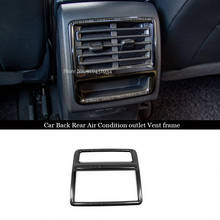 Cubierta de marco de salida de aire acondicionado para coche, accesorios para Volkswagen VW Golf 8 MK8 2020 2021, color negro inoxidable, LHD 2024 - compra barato