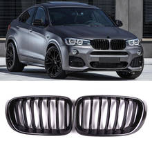 1Pair For BMW X3 F25 2014-2018 Front Kidney Grill Grille Matt Gloss Black Replacement Racing Grills Car Styling Auto Accessories 2024 - buy cheap