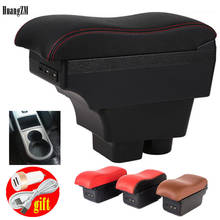 For Skoda RAPID Armrest Rapid Retrofit parts dedicated Car Armrest box Center Storage box car accessories Interior with 7USB 2024 - buy cheap