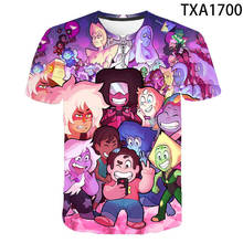 Cartoon animation Steven Universe 3D T Shirts Boy girl Kids Fashion Streetwear Printed T-shirt Men Women Children Cool Tops Tee 2024 - buy cheap