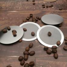 Filtro de Metal de acero inoxidable lavable para cafetera, 61mm, duradero, reutilizable 2024 - compra barato