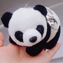 Chaveiro de panda, chaveiro fashion com animais de pelúcia, presente, mochila, chaveiro, bolsa de encanto feminina, pingente, porte clef 2024 - compre barato