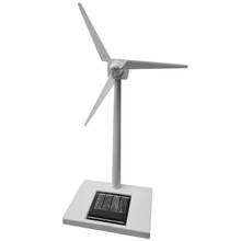 Solar Powered Windmill Toy 3D Windmill Model Education Fun Science Toys ABS Plastics Wind Turbine for Kids Boy Puzzle Toys 2024 - купить недорого