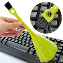 Multi-função mini teclado veículo anti-estática escova de poeira desktop vassoura limpeza casa espanar escova 2024 - compre barato