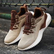 High Size Breathable Sports Sneakers Men Shoes Sport Mens Running Shoes Men's Summer Shoes Walking Brown Snickers Trainers A706 2024 - buy cheap