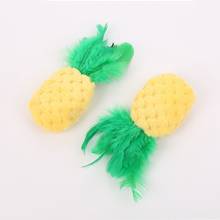 Pineapple Shape Teeth Grinding Catnip Toys Funny Interactive Plush Cat Toy Pet Kitten Chewing Vocal Toy Claws Thumb Bite Cat 2024 - buy cheap