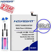 Nova chegada [hsabat] 8600mah bateria de substituição para homtom s99 2024 - compre barato