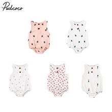 Newborn Baby Boy Girl Summer Cotton Linen Sleevelss Cactus Rompers Jumpsuit Infant Outfits 2024 - buy cheap