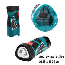 Luz de advertencia portátil para trabajo, linterna LED para Makita de 10,8 V y 12V, herramienta eléctrica con batería de iones de litio BL1013 de alta calidad 2024 - compra barato