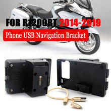 Suporte de navegação para motocicleta, suporte de navegação gps para moto bmw r1200rt r1250rt com carregador usb 2024 - compre barato