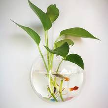 Popular 1PC High Borosilicate Glass Hanging Glass Flower Planter Vase Terrarium Container Home Garden Ball Decor 2024 - buy cheap