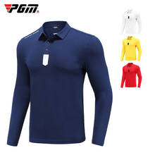 PGM 2022 Autumn New Golf Apparel Men's Long Sleeve T Shirts Soft Warm Without Fading Winter Clothing Wear Sports Size M~XXL 2024 - buy cheap