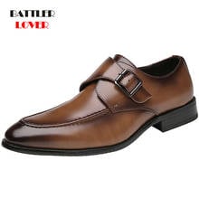 Genuine Leather Dress Shoes for Men 2021 British Style Business Male Cowhide Party Wedding Oxfords Gentleman Vintage Footwear 2024 - compra barato