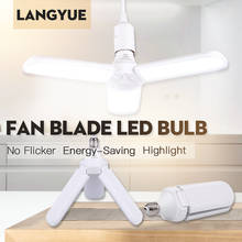 E27 Fan Blade Led Bulbs High Power 45W 60W Folding Light Bulb 220V Led Light Lamps for Warehouse Garage Home Lighting Cold White 2024 - buy cheap