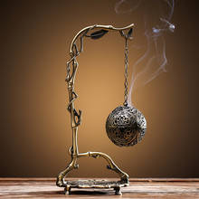 Backflow bola queimador de incenso incenso incenso incenso antigo fumaça zen queimador titular fluxo de volta decoração para casa ad50ib 2024 - compre barato