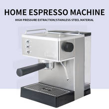 Máquina de café expresso casa caldeira aço inoxidável alta pressão comercial totalmente semiautomática vapor leite espuma 2024 - compre barato