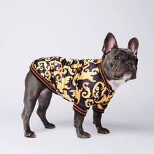 Ropa con flores amarillas para perro, chaqueta cálida para Bulldog Francés, abrigo impermeable para perros pequeños, medianos y grandes 2024 - compra barato