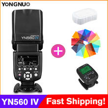 Yongnuo-flash sem fio yn560 iv yn560iv para câmeras canon, nikon, pentax, olympus, dslr, 2.4ghz, speedlite 2024 - compre barato