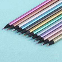 12Pcs Metallic Non-Toxic Colored Drawing Pencils 12 Color Drawing Sketching Pencil  M5TB 2024 - buy cheap