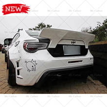 Para brz ft86 gt86 frs rb ver2.0 estilo fibra de carbono vidro spoiler traseiro guarnição tuning parte para ft86 frp ducktail asa lábio corrida 2024 - compre barato