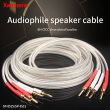 Xangsane SP-8525 OCC Silver-plated Hifi Speaker Cable High Performance Speaker Amplifier sound Connecting line 2024 - buy cheap
