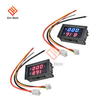 DC 100V 50A Digital Voltmeter Ammeter LED Red Blue Display Voltage Current Meter Tester 0.56" Panel Amp Volt Detector 2024 - buy cheap