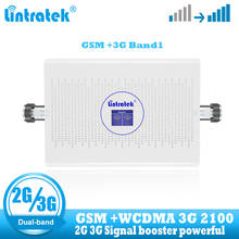 Lintratek-repetidor de sinal de celular gsm, 2g, 3g, 900 e 2100, amplificador de sinal de celular, comunicação por voz, internet, 3g umts 2024 - compre barato