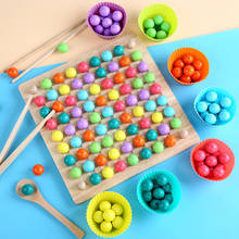 Montessori Wooden Toys Hands Brain Training Clip Beads Puzzle Board Math Fishing Games Baby Children Early Educational Toys 2024 - buy cheap