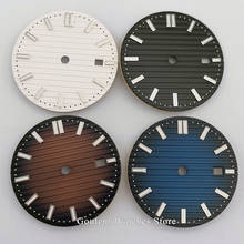 Esfera de reloj estéril, 31,5mm, blanco, negro, café, azul, compatible con ETA 2836/2824 DG2813/3804 Miyota 8215 821A 8205 8200, movimiento, 1 ud. 2024 - compra barato