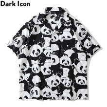 Мужская рубашка-поло Dark Icon, летняя светильник Кая гавайская рубашка для отдыха, уличная одежда, Мужской Топ 2024 - купить недорого