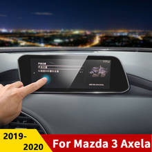 Car Screen Protector Film For Mazda 3 Axela 2019 2020 Accessories Tempered Glass Car Navigation Screen Protective Film Sticker 2024 - buy cheap