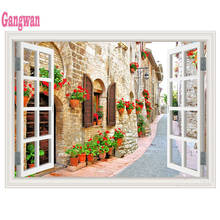 Full DIY Diamond Painting kits window Street garden landscape Cross Stitch Diamond Embroidery Patterns rhinestones Mosaic decor 2024 - buy cheap