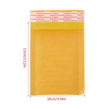 Envelopes de papel kraft com plástico bolha, 10 pçs, amarelo, estofado, para envio de encomendas 2024 - compre barato