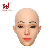 KUMIHO-mascarilla de silicona suave para transgénero, hombre a mujer cabeza de máscara facial para, disfraces de Cosplay para travestis, drag queen shemale 2024 - compra barato