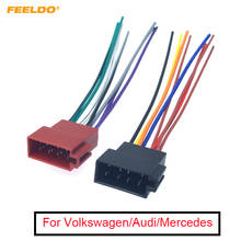 FEELDO-arnés de cableado de 8 pines para coche, adaptador de cable de instalación de Radio CD, para Volkswagen/Audi/Mercedes, 1 ud. 2024 - compra barato