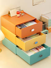 Caja de almacenamiento de escritorio con cajón, organizador de cosméticos, artículos de papelería para dormitorio de estudiantes, artefacto 2024 - compra barato